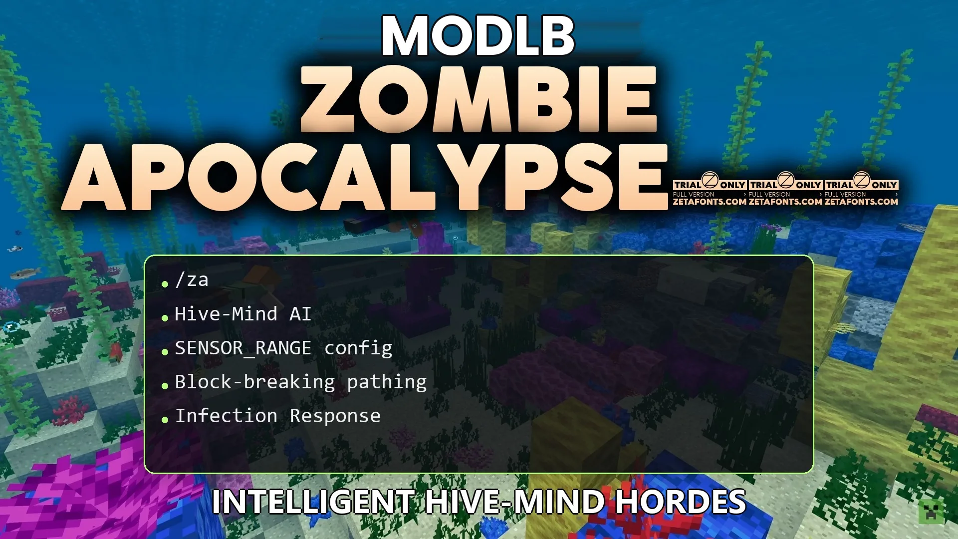 Zombie Apocalypse999 Plugin (1.21.11, 1.21.1) – Make Players Survive a Zombie