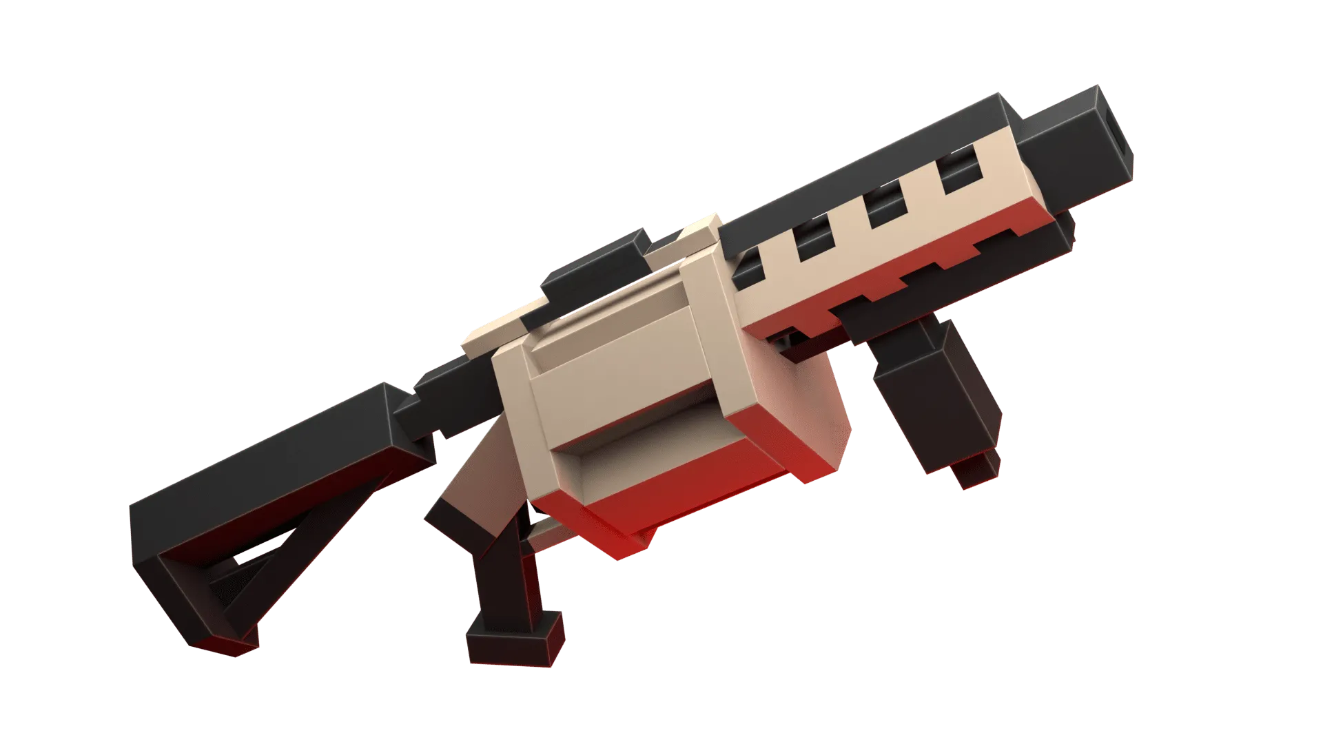 Absolute Guns 2 [3D] Addon (1.21, 1.20) – MCPE/Bedrock Mod