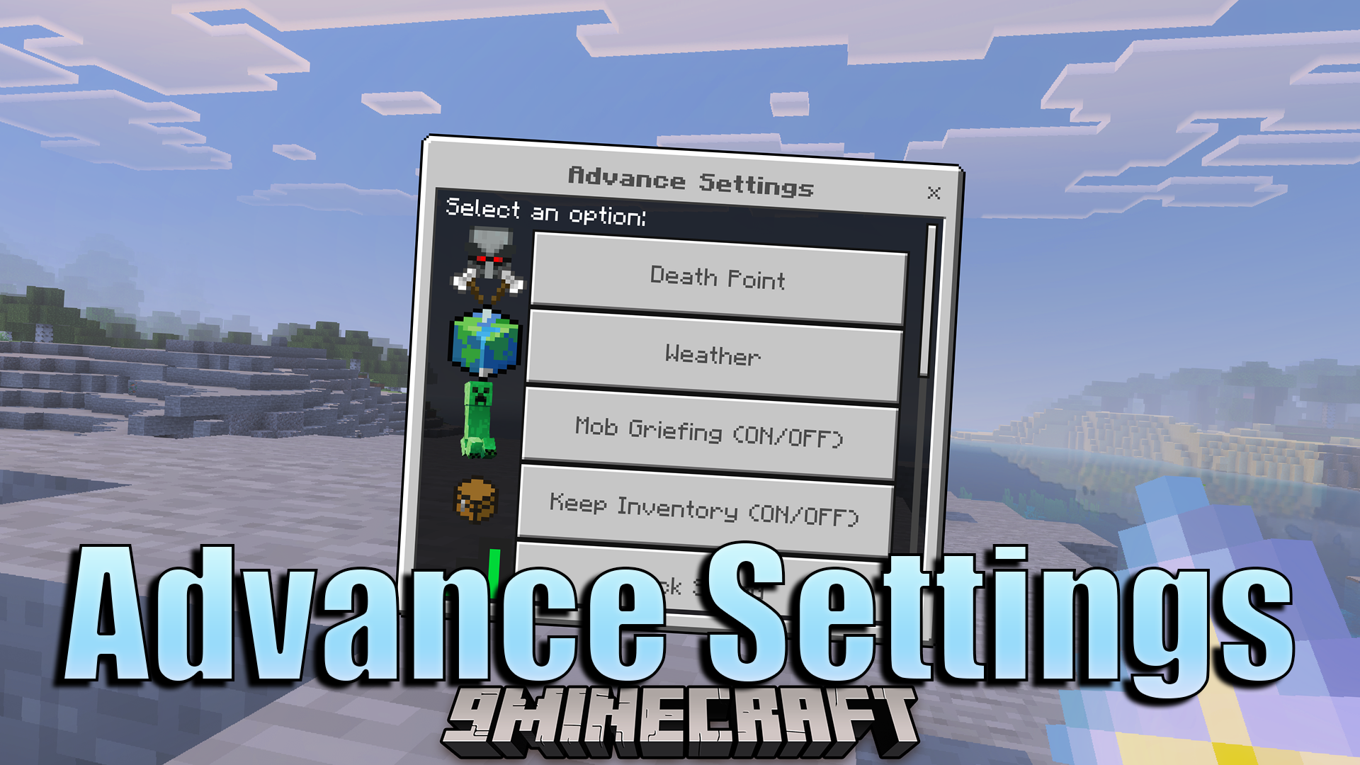 Advance Settings Addon (26.x, 1.21) – Change World Settings While Keeping Achievements