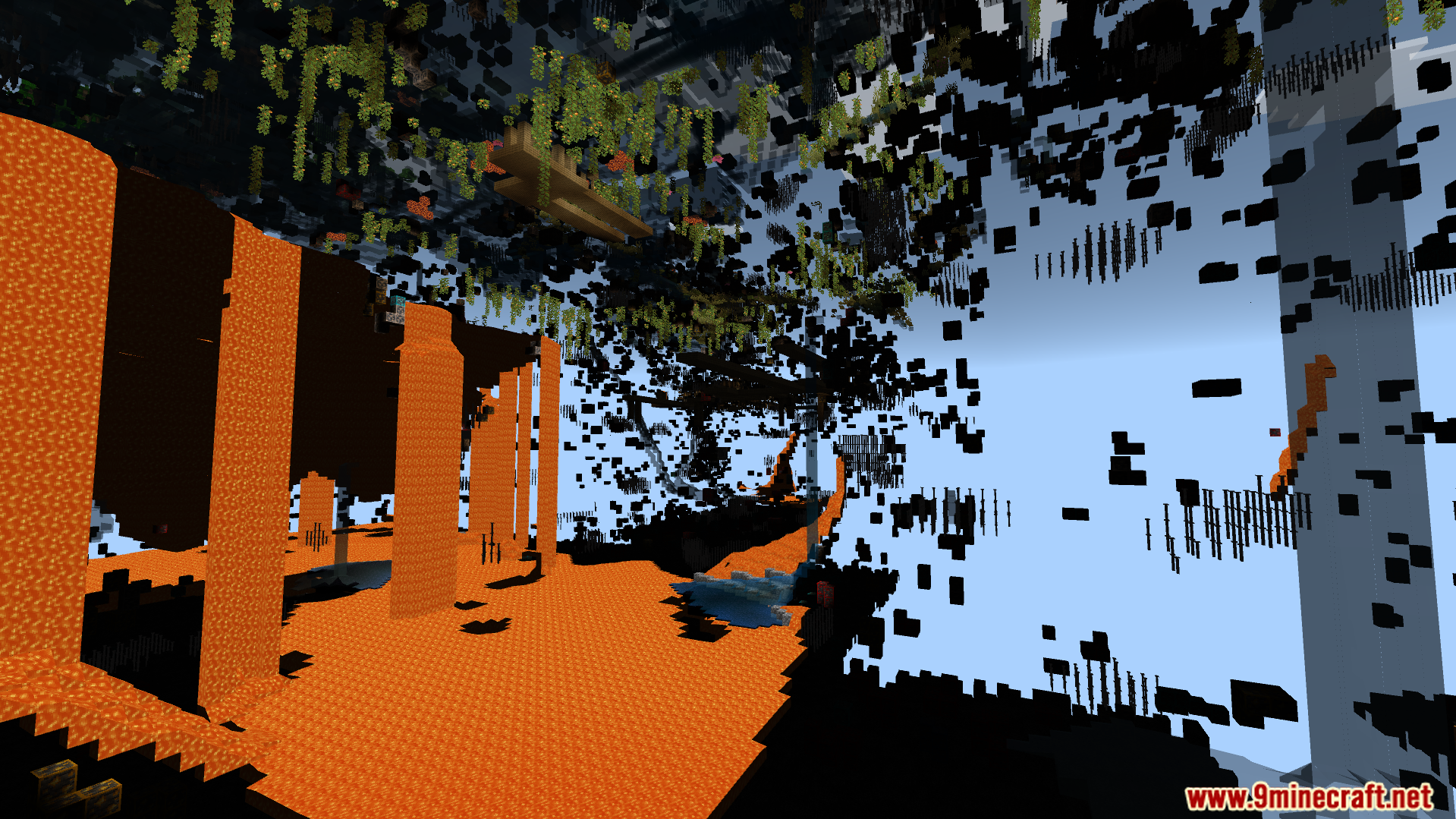 Advanced Xray Texture Pack Screenshot 2 See through common blocks to find hidden caves and structures easily