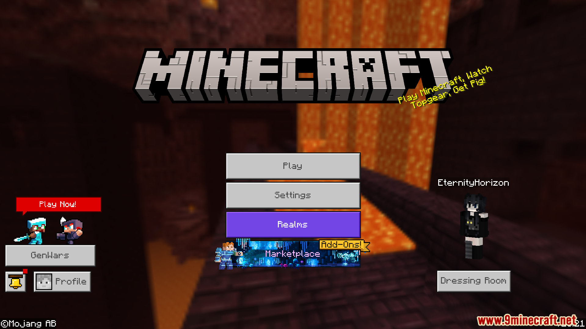 All Minecraft Panorama Texture Pack Screenshot 2 Minecraft main menu displaying a classic panorama background from an older game version