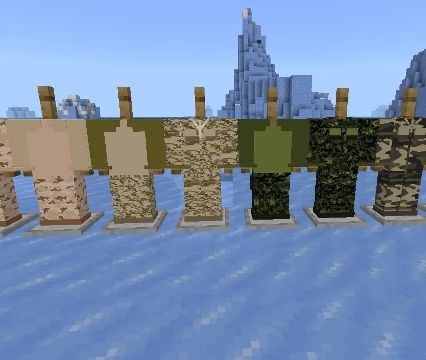 Ama Military Gear Addon (1.21) – MCPE/Bedrock Mod