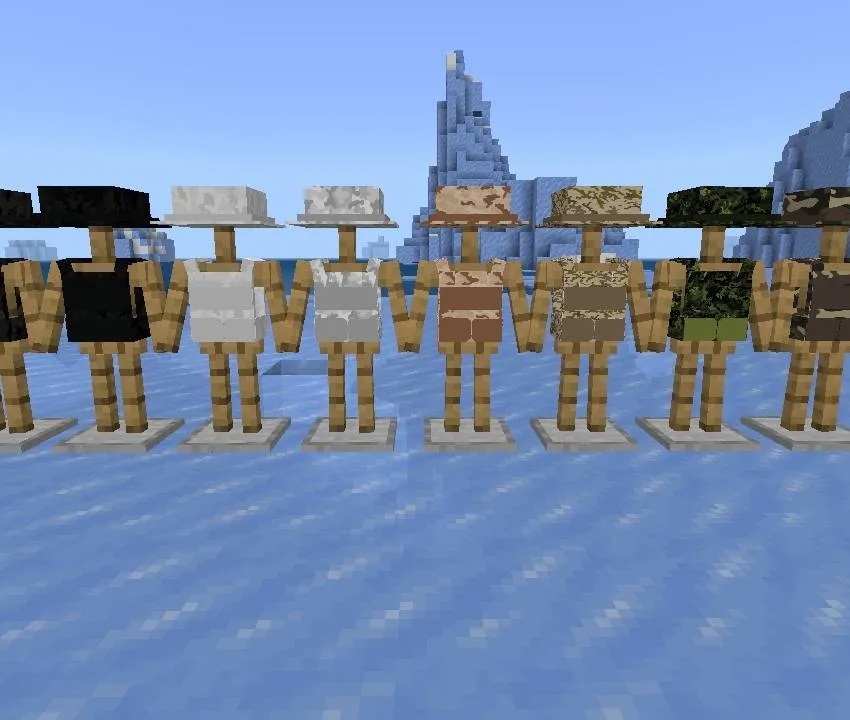 Ama Military Gear Addon (1.21) – MCPE/Bedrock Mod