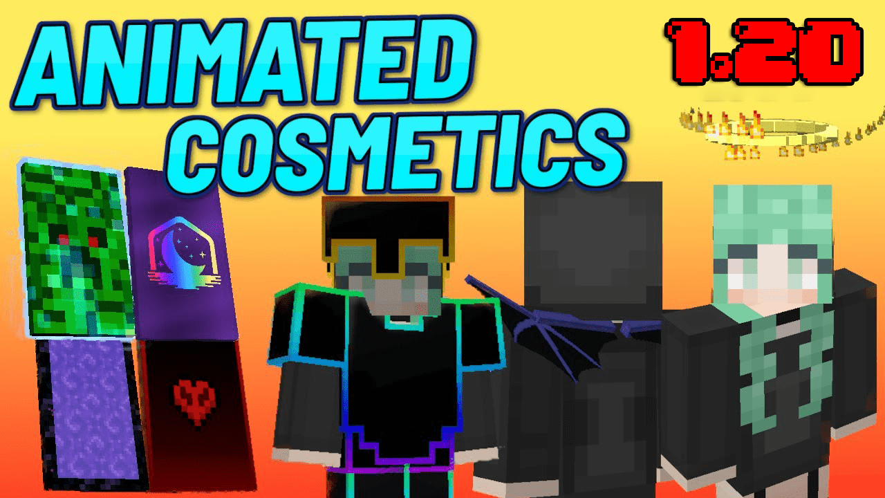 Animated Cosmetics Pack (26.x, 1.20) – MCPE/Bedrock