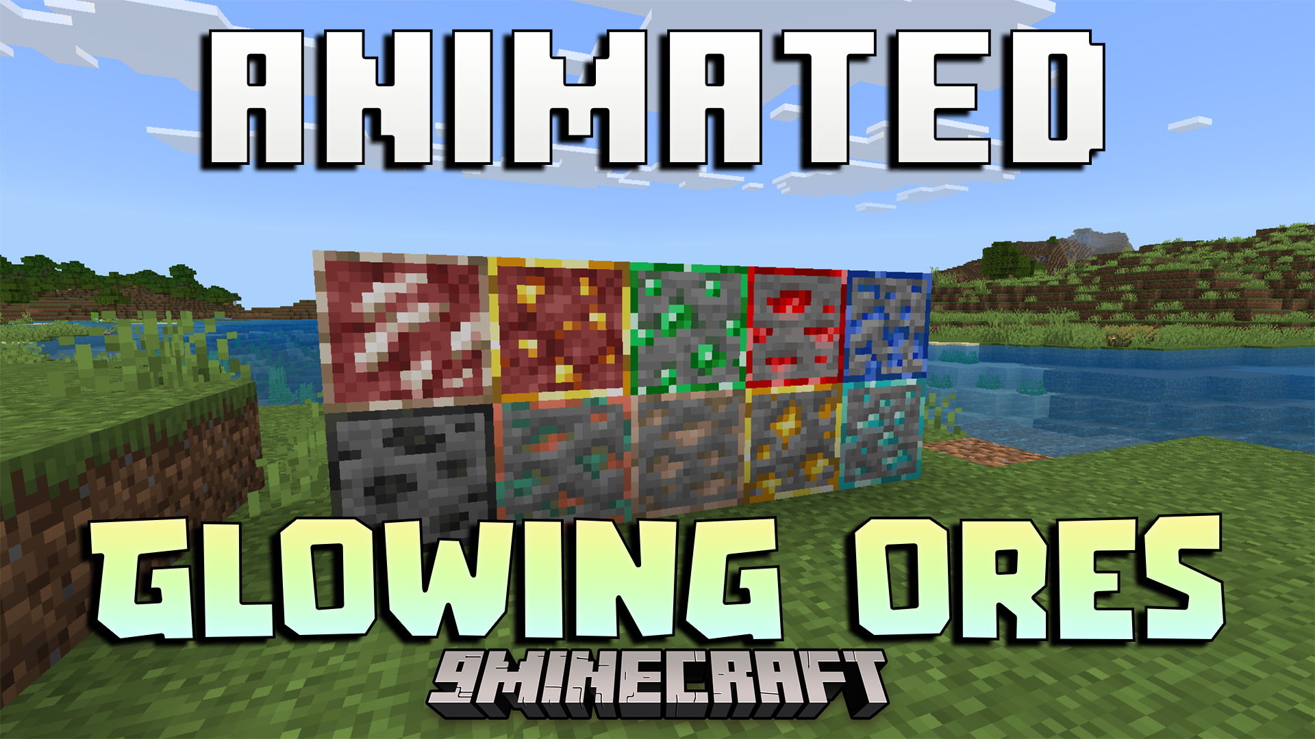 Animated Glowing Ores Texture Pack (26.x, 1.21) – Light Up Dark Caves To Find