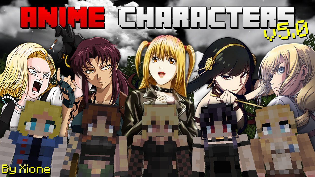 Anime Characters Addon (1.26+, 1.21) – MCPE/Bedrock Waifus & Husbands Mod