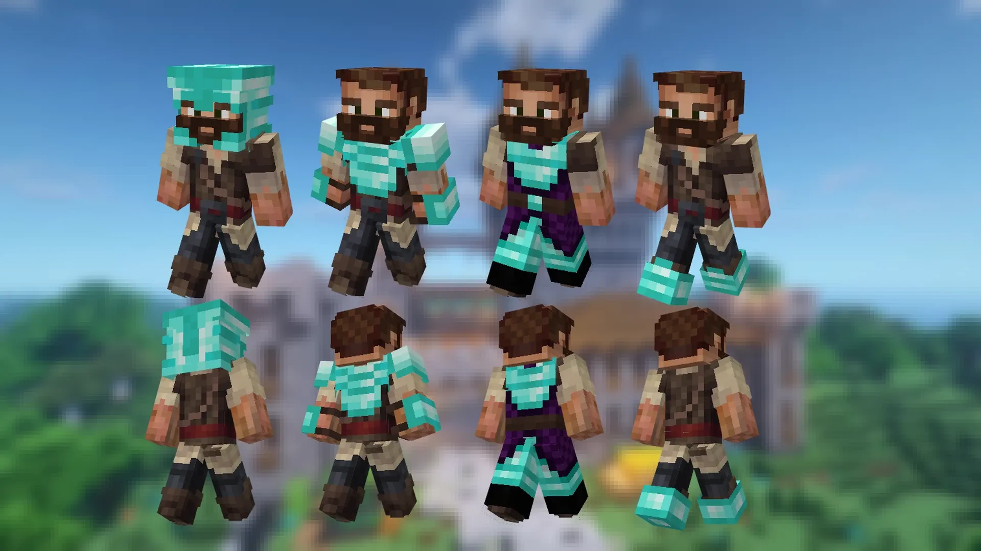 Armor Reimagined 3D Texture Pack (1.21, 1.20) – MCPE/Bedrock