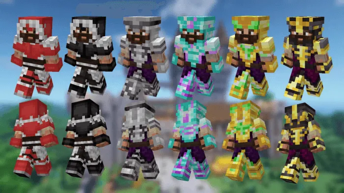 Armor Reimagined 3D Texture Pack (1.21, 1.20) – MCPE/Bedrock