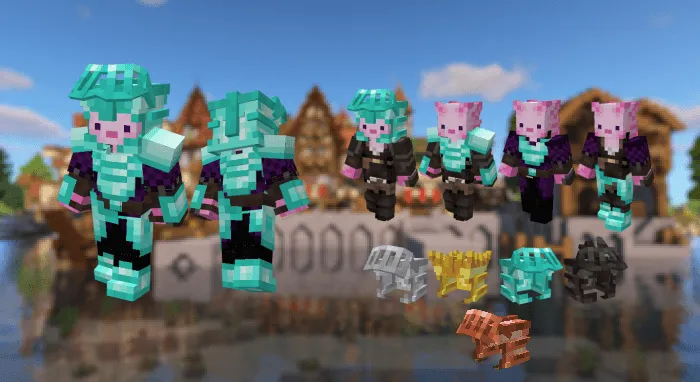 Armor Reimagined 3D Texture Pack (1.21, 1.20) – MCPE/Bedrock