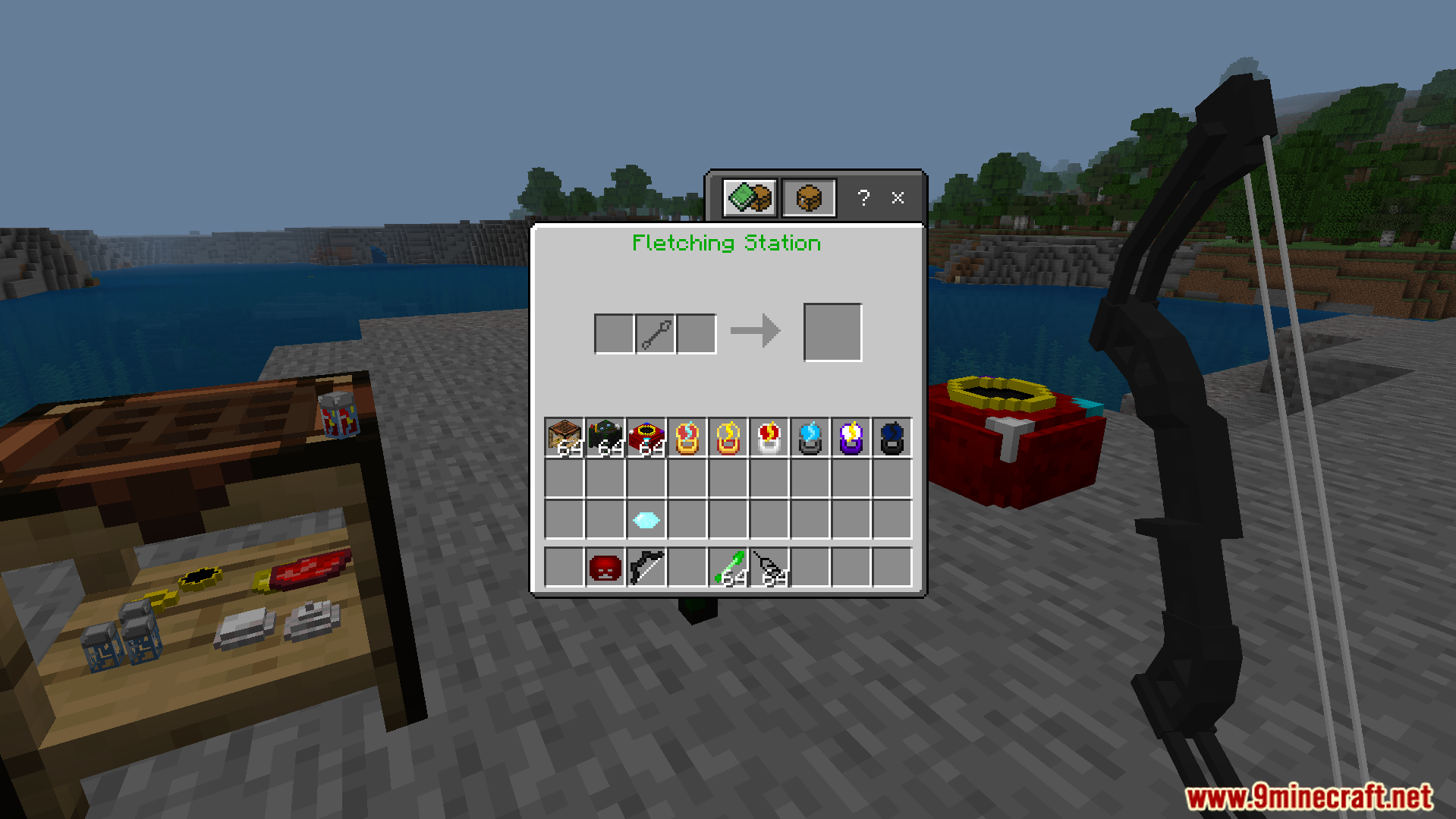 Avras Heroes the Flash Addon Screenshot 6 Fletching Station interface with a horizontal crafting grid and speedster hero inventory