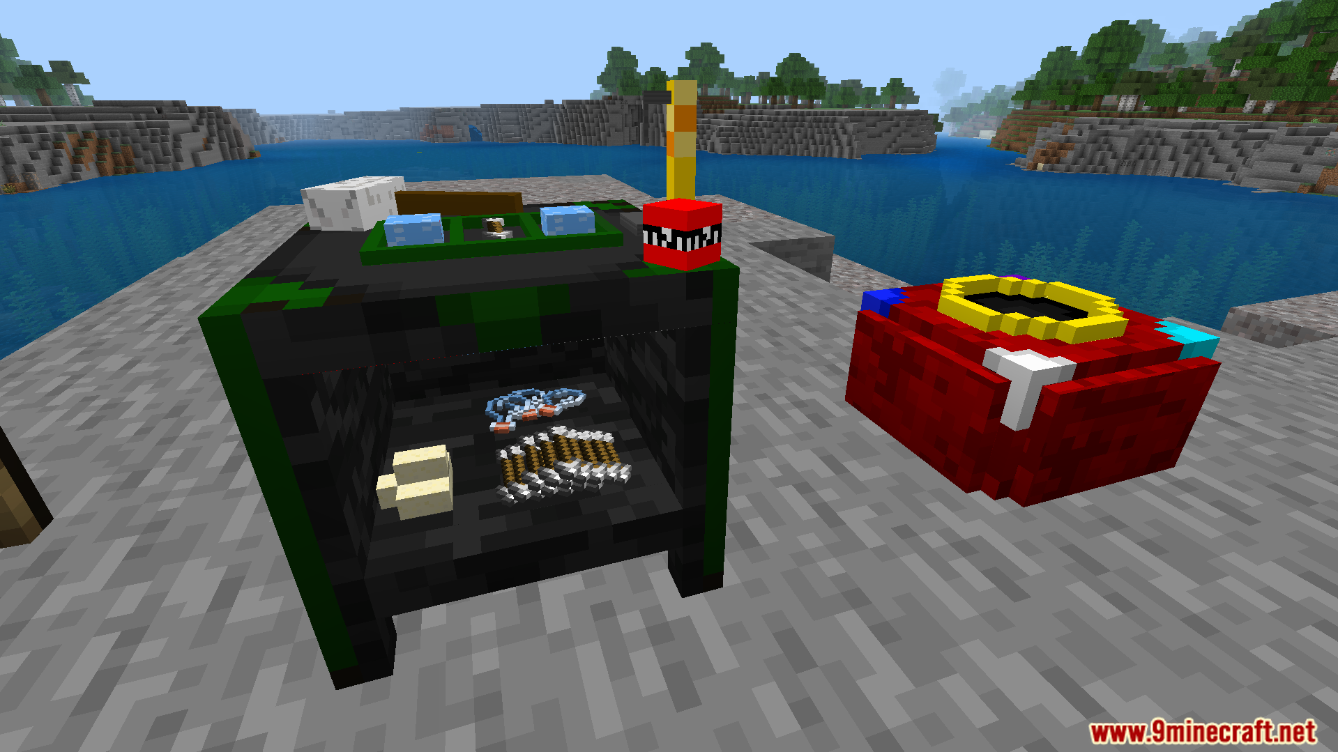 Avras Heroes the Flash Addon Screenshot 9 Speedster table and red suit ring box from Avras Heroes The Flash Addon
