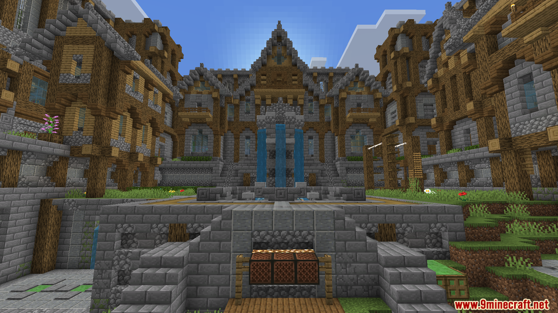 Battle Mini Game Map Screenshot 3 The pre-game lobby where you can vote for your favorite arena