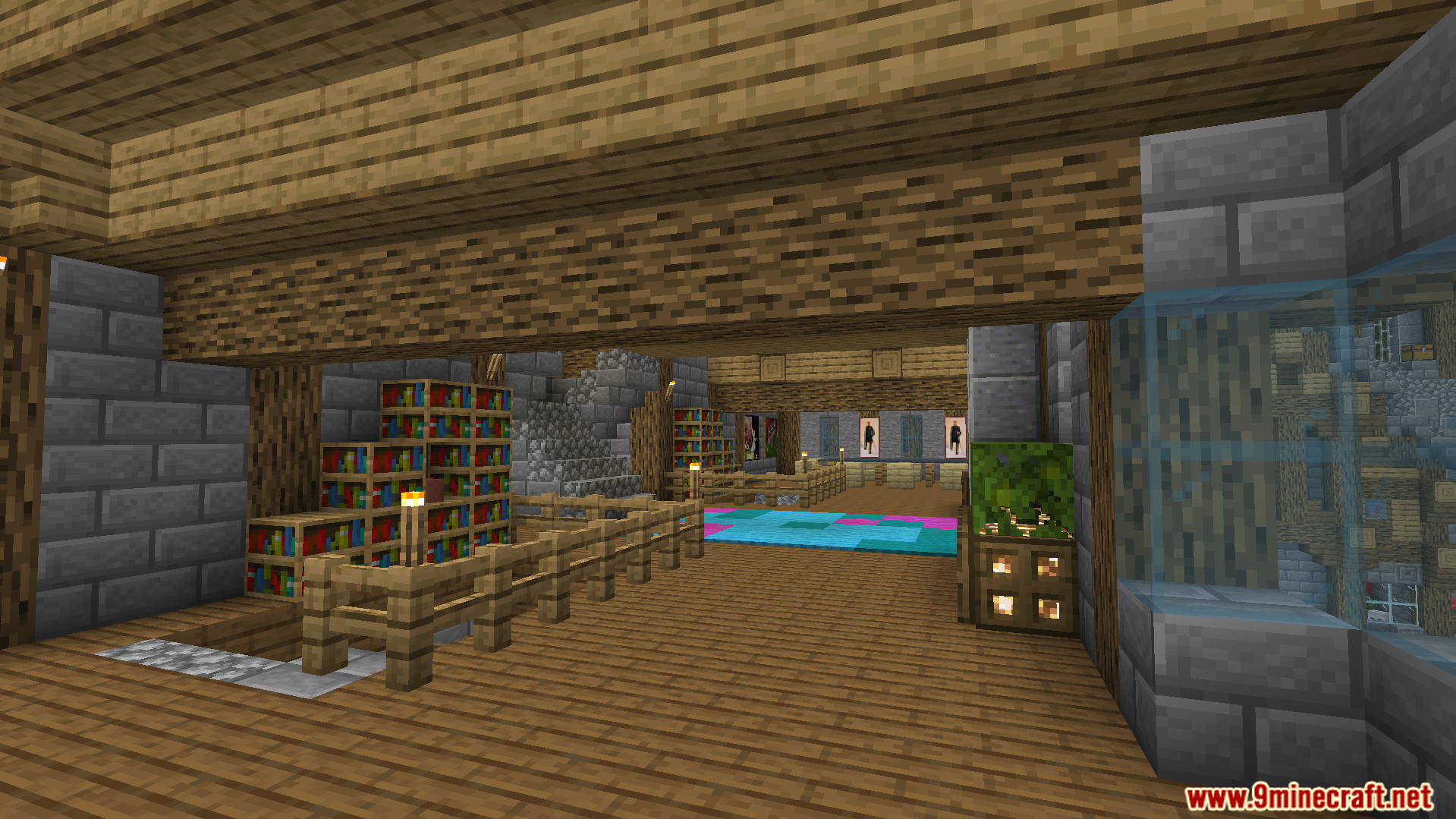 Battle Mini Game Map Screenshot 5 Exploring the detailed lobby area before the fighting match begins