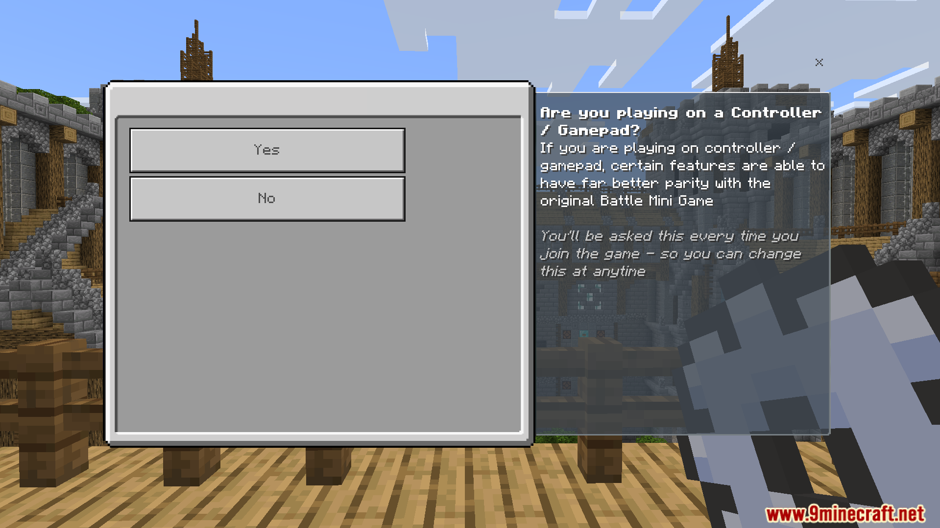 Battle Mini Game Map Screenshot 8 Players can enable special features for a classic console experience