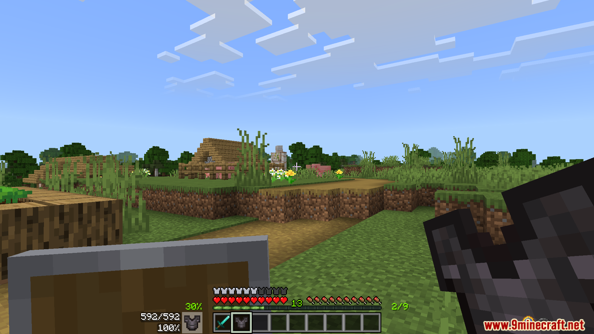 New on screen display shows armor durability and other helpful information