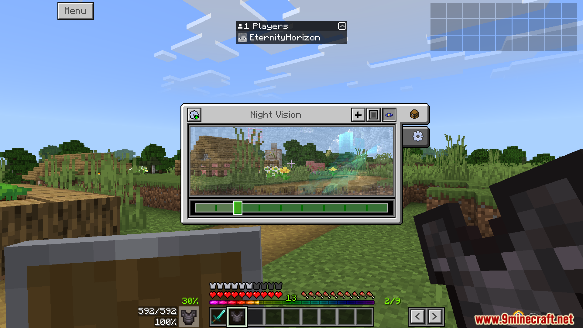 The addon changes game screens to give you helpful information