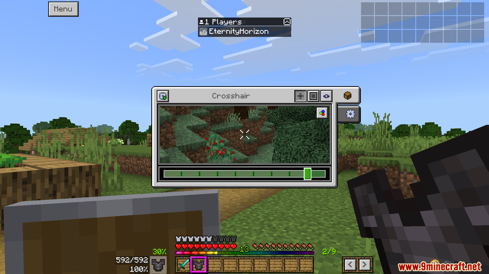 You can change your crosshair style and pick custom colors