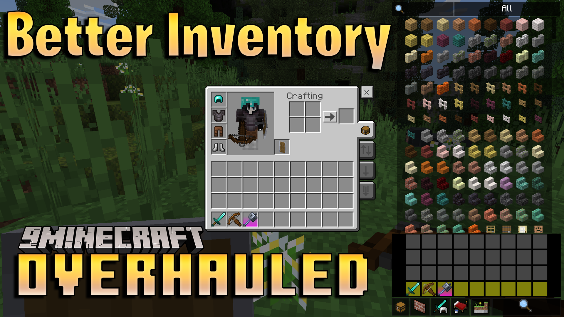 Better Inventory Overhauled Texture Pack (26.x, 1.21) – Fast Item Sorting