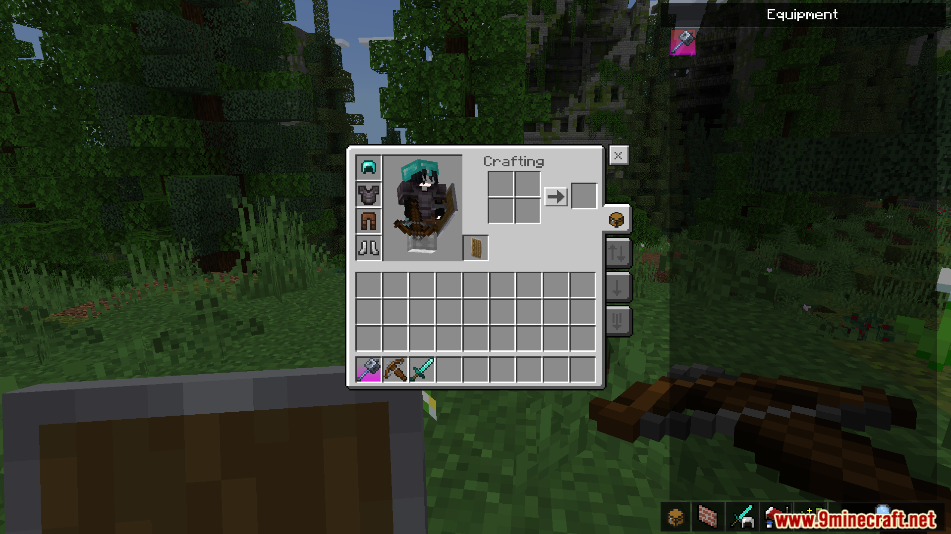 Better Inventory Overhauled Texture Pack Screenshot 1 The addon provides a new inventory layout with handy shortcuts