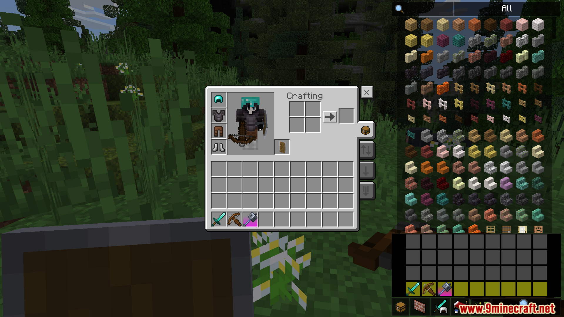 Better Inventory Overhauled Texture Pack Screenshot 8 The overhauled inventory menu makes sorting through many items easier
