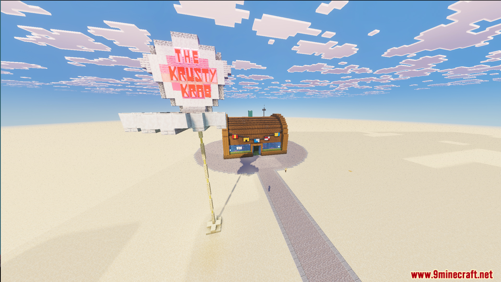 Bikini Bottom of Spongebob Squarepants by JSTCreations Map featuring the Krusty Krab