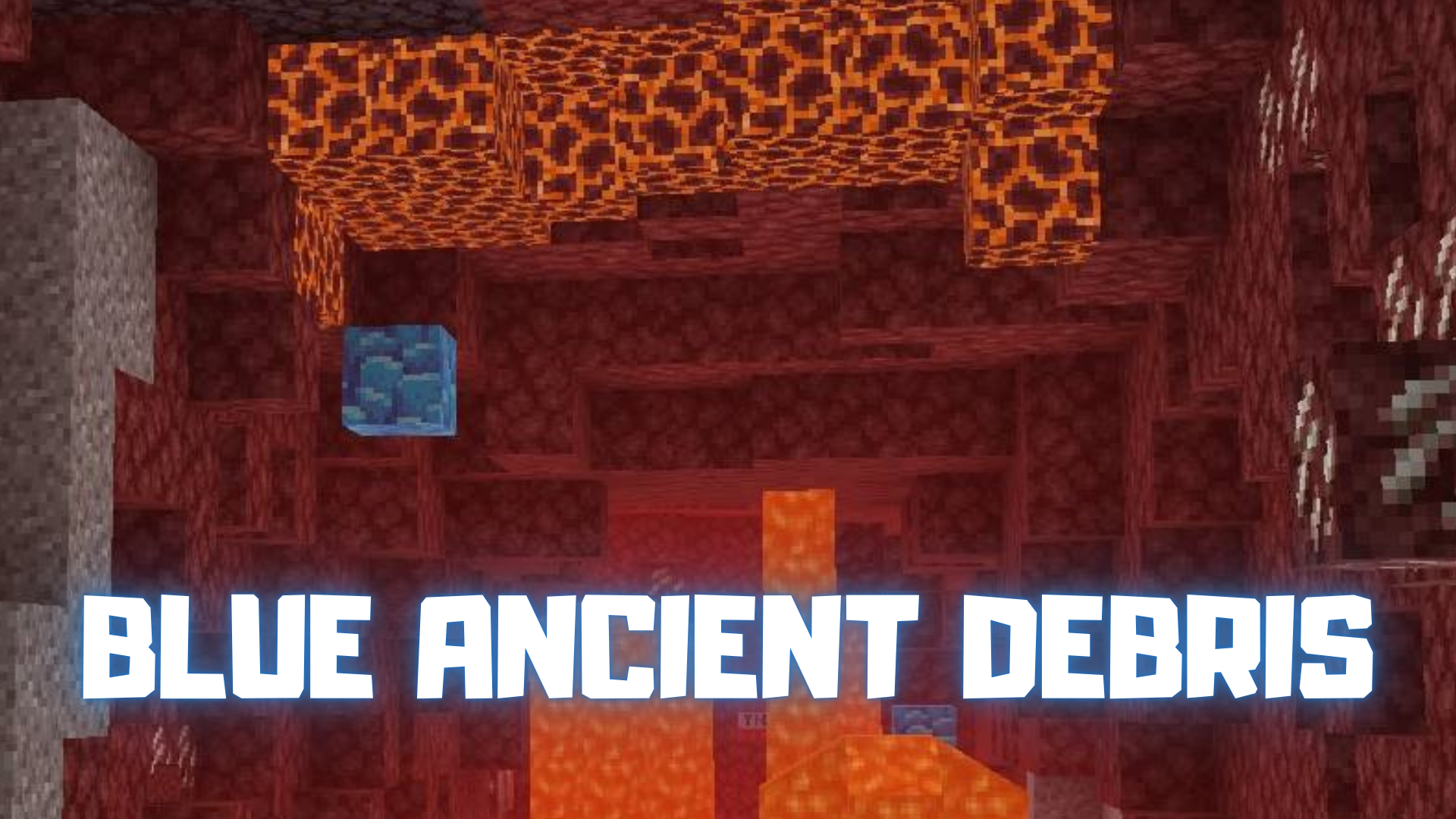 Blue Ancient Debris Texture Pack (1.20.1) – MCPE/Bedrock