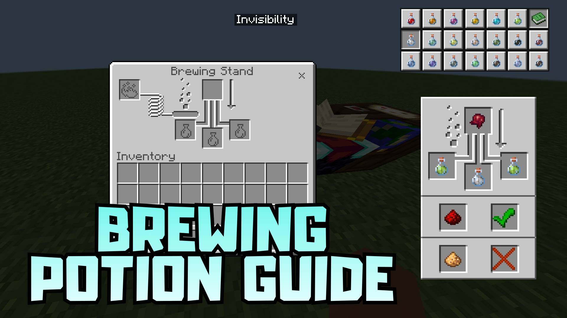 Brewing Potion Guide Texture Pack (1.26, 1.21) – MCPE/Bedrock