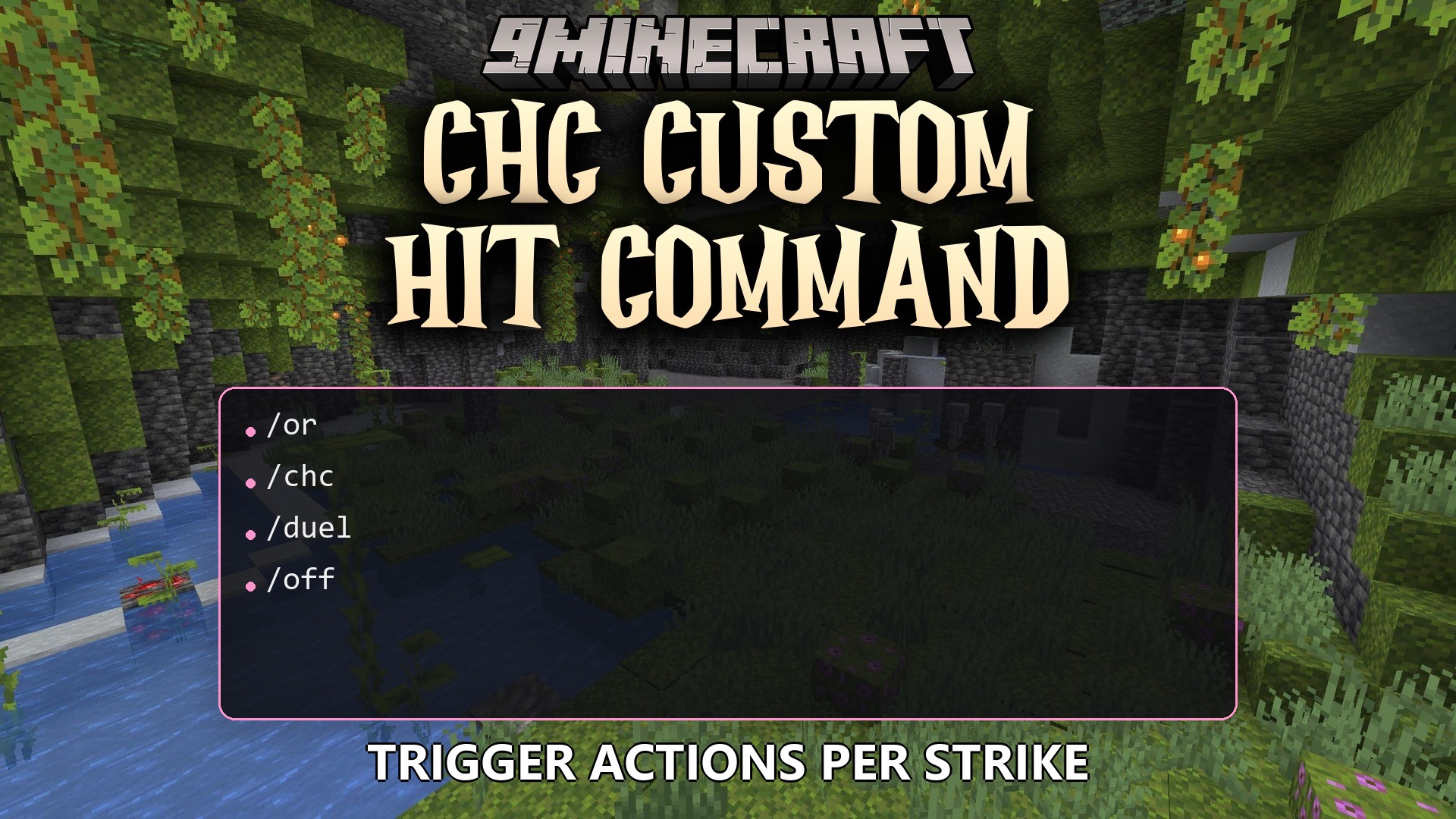 CHC Custom Hit Command Plugin (26.2, 1.21.1) – Turn PvP Hits Into Fun Server