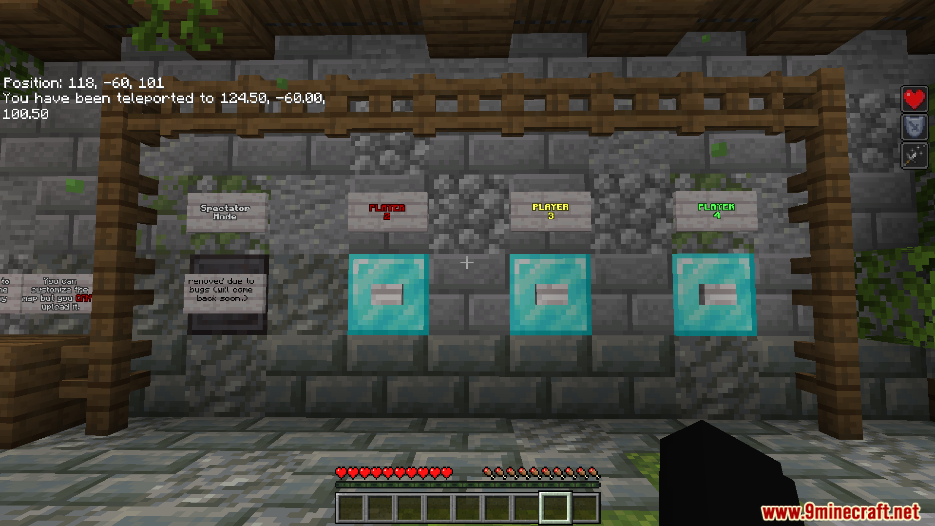 Colosseum Pvp Map Screenshot 3 A player selection area for joining the battle in the arena