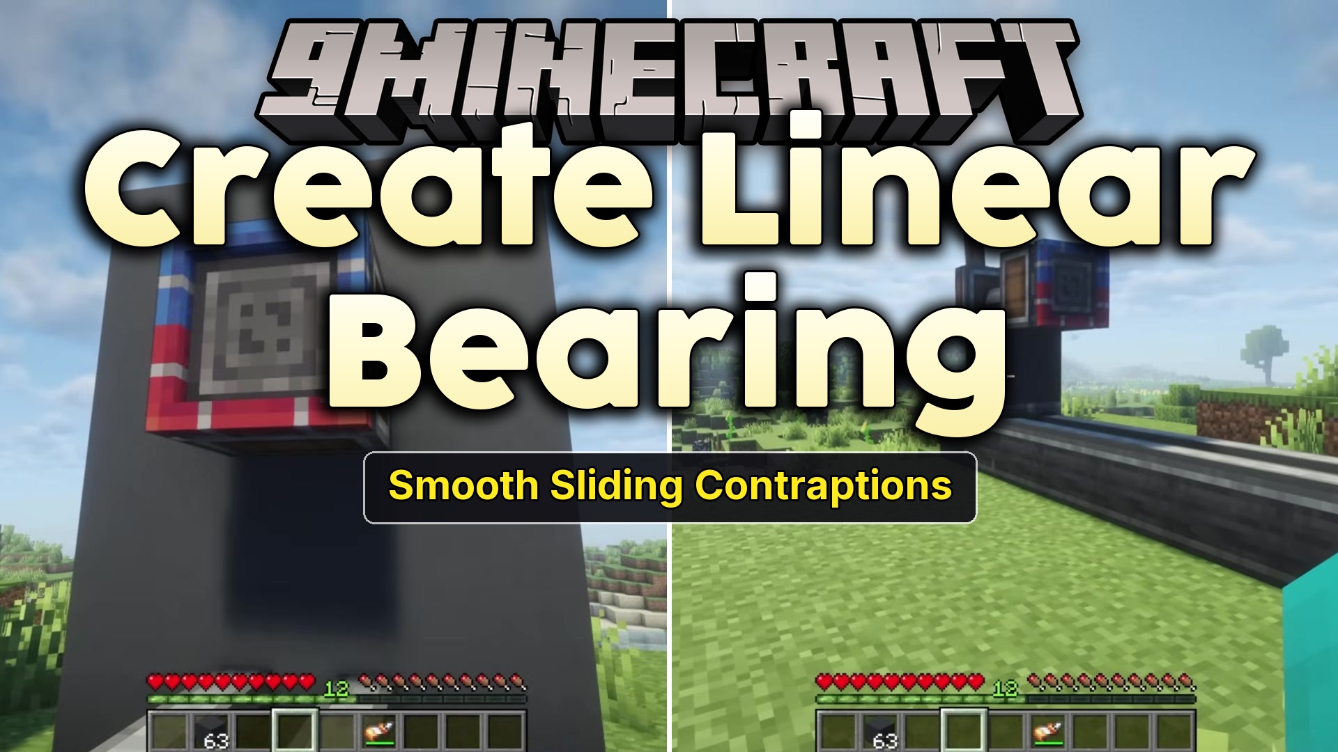 Create Linear Bearing Mod (1.21.1) – Build Working Cranes and Physical Elevators