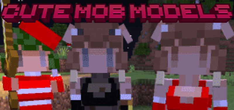 Cute Mob Models Holiday Packs Texture Pack (1.21) – MCPE/Bedrock