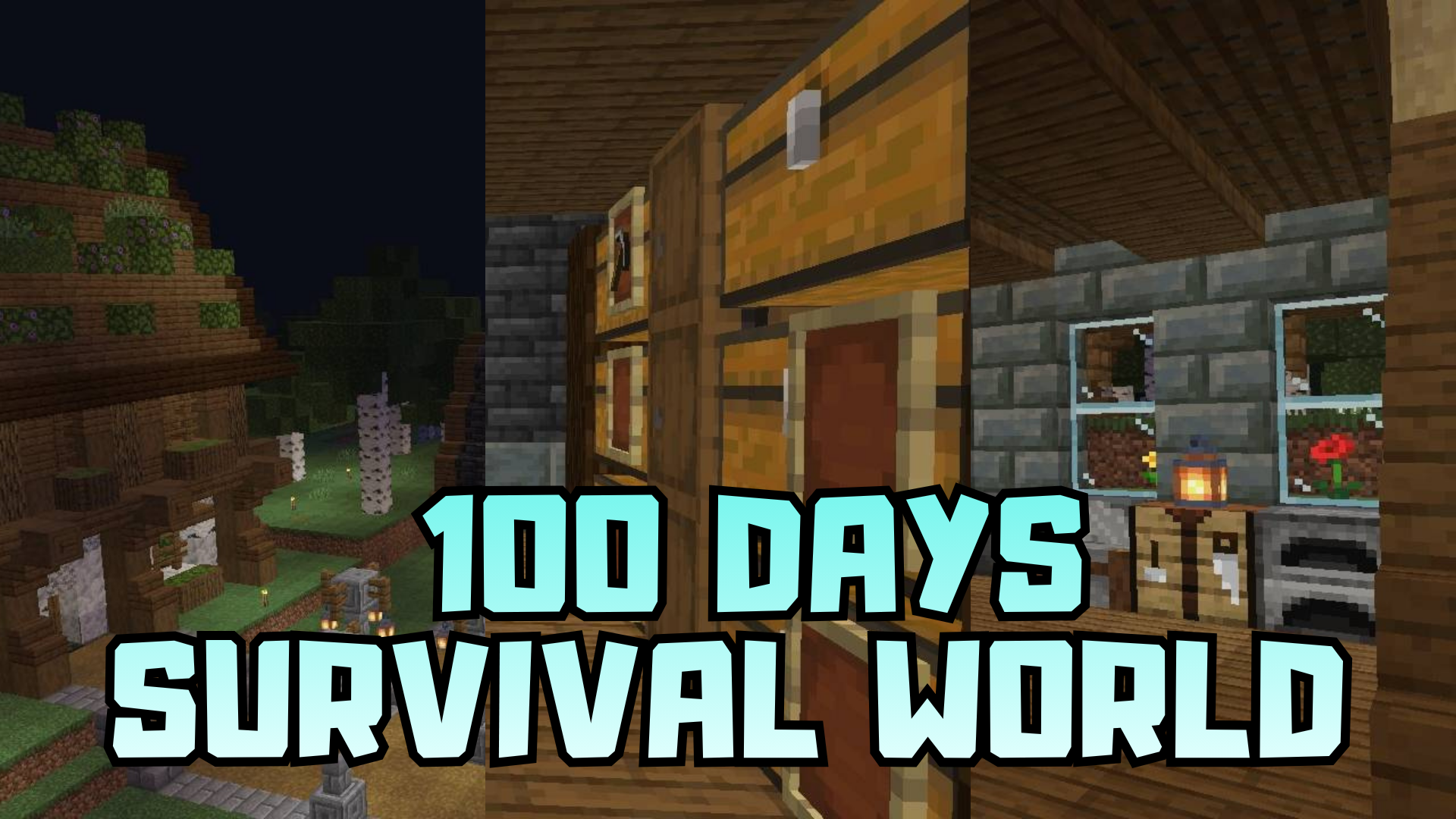 100 Days Survival World Map (26.x) – MCPE/Bedrock
