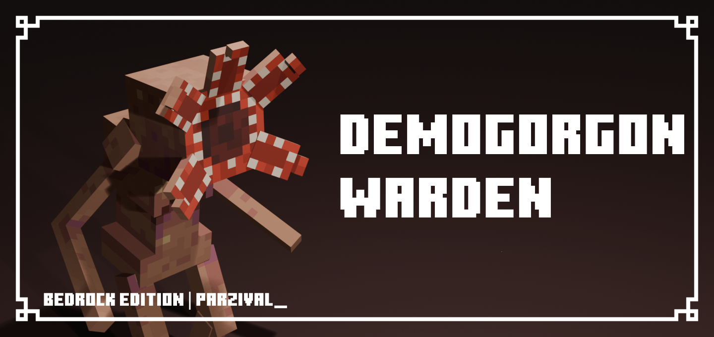 Demogorgon Warden Texture Pack (1.21) – MCPE/Bedrock