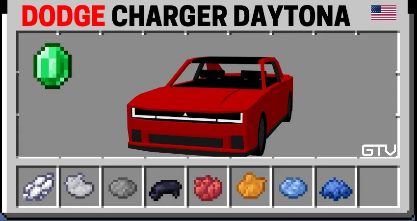 Dodge Car’s Addon (1.21) – MCPE/Bedrock Mod
