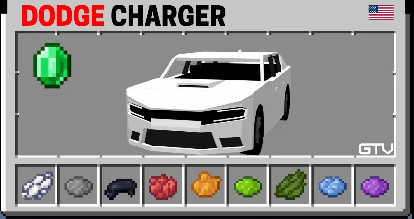 Dodge Car’s Addon (1.21) – MCPE/Bedrock Mod