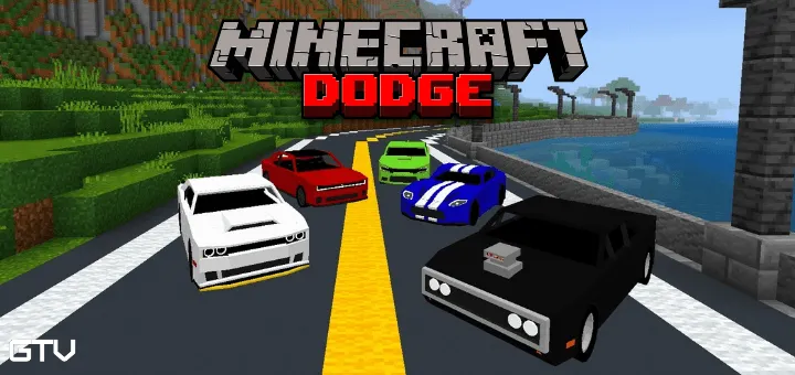Dodge Car’s Addon (1.21) – MCPE/Bedrock Mod