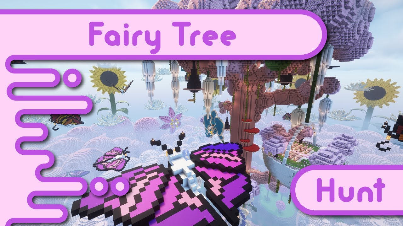 Fairy Tree Hunt Map (1.21) – MCPE/Bedrock