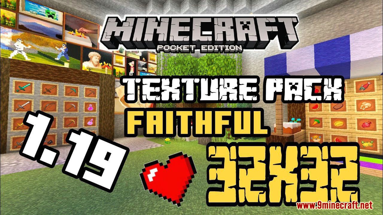 Faithful 32x Texture Pack (1.21.11, 1.20.1) – MCPE/Bedrock Edition
