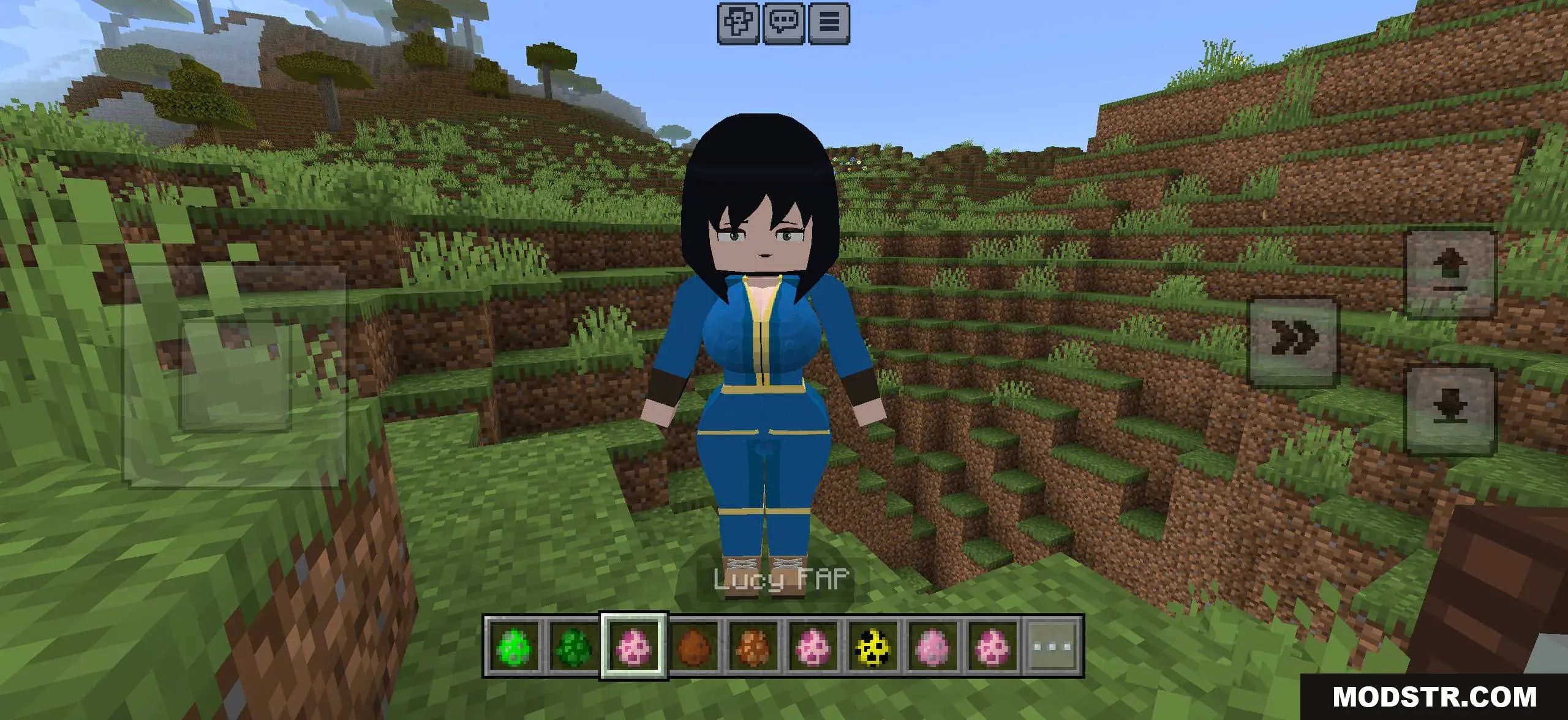 Fapcraft Character Pack for Minecraft PE 1.21 – Jenny Mod Bedrock Port