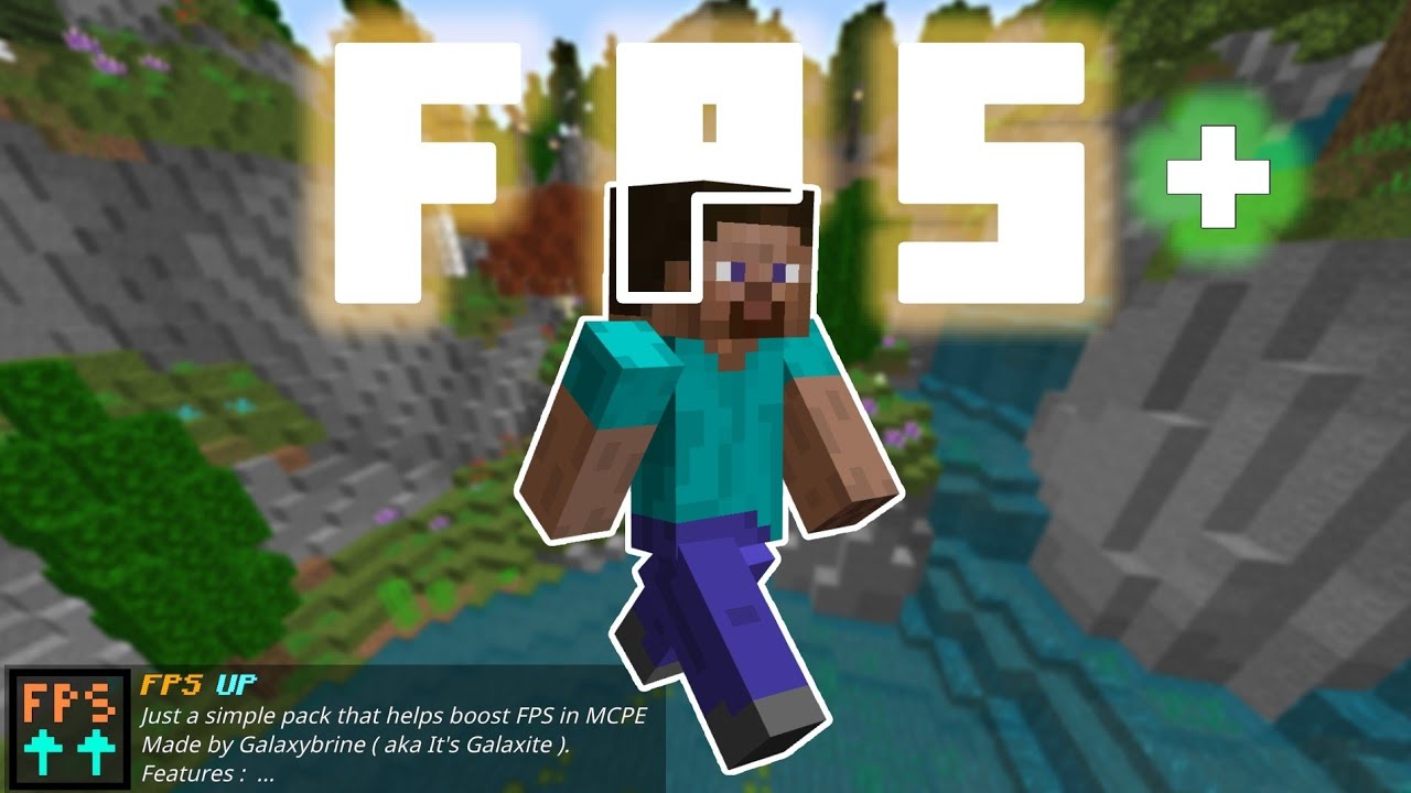 FPS Up Texture Pack (26.x, 1.21) – Disable Lag for MCPE/Bedrock