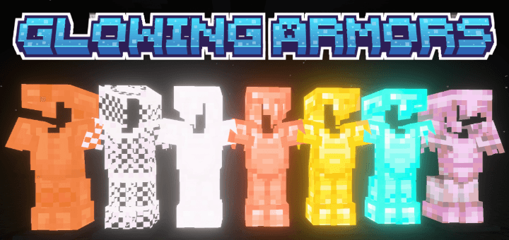 Glowing Armors Texture Pack (1.21) – MCPE/Bedrock