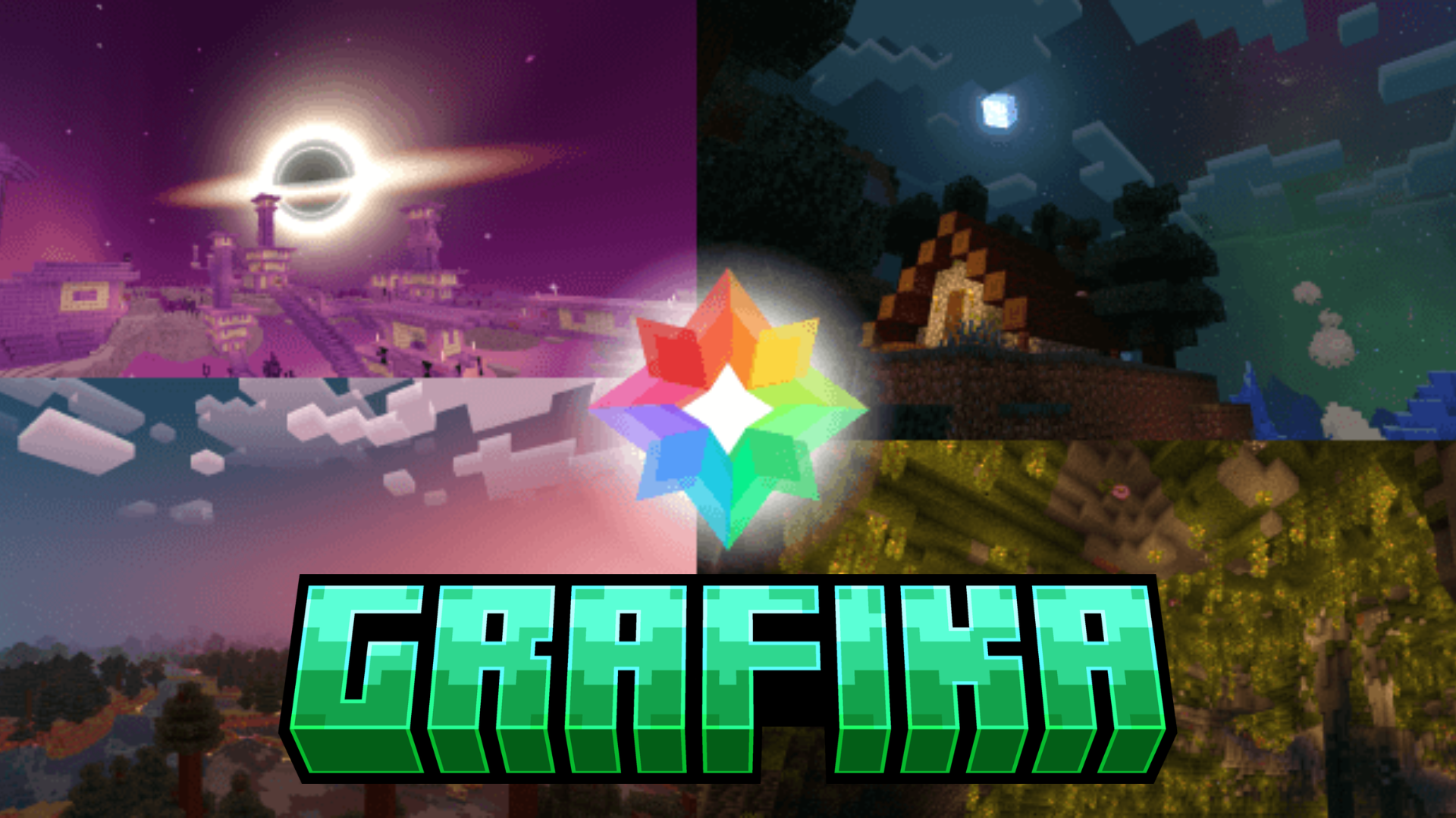 Grafika Shader (26.x, 1.21) – MCPE/Bedrock