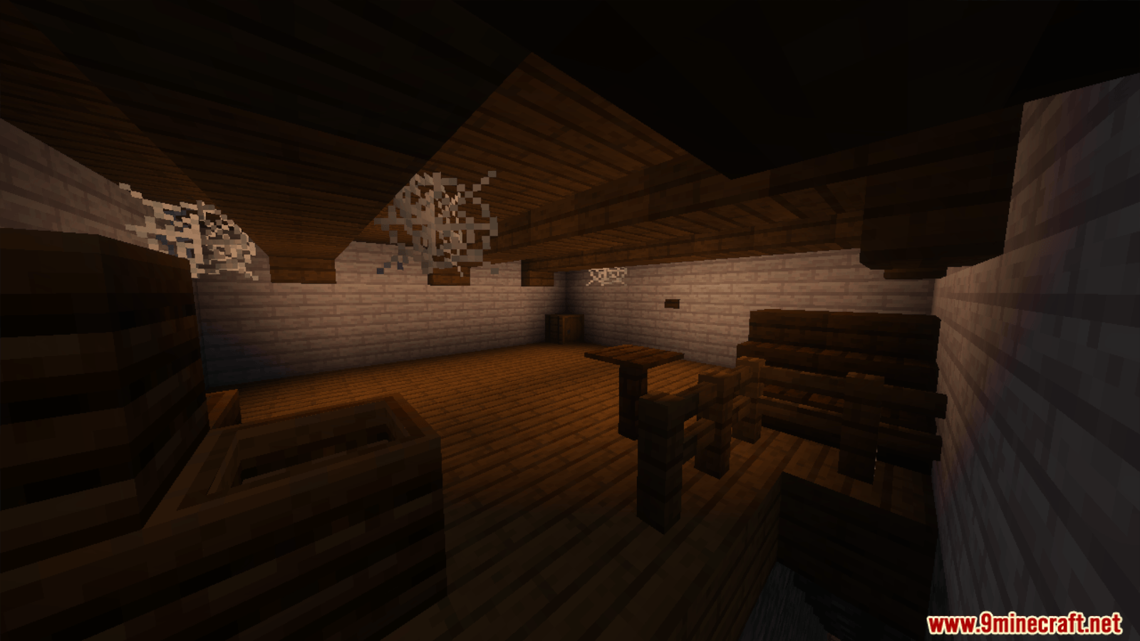Granny Multiplayer Map Screenshot 7 Survivors search a dusty room for keys and useful tools