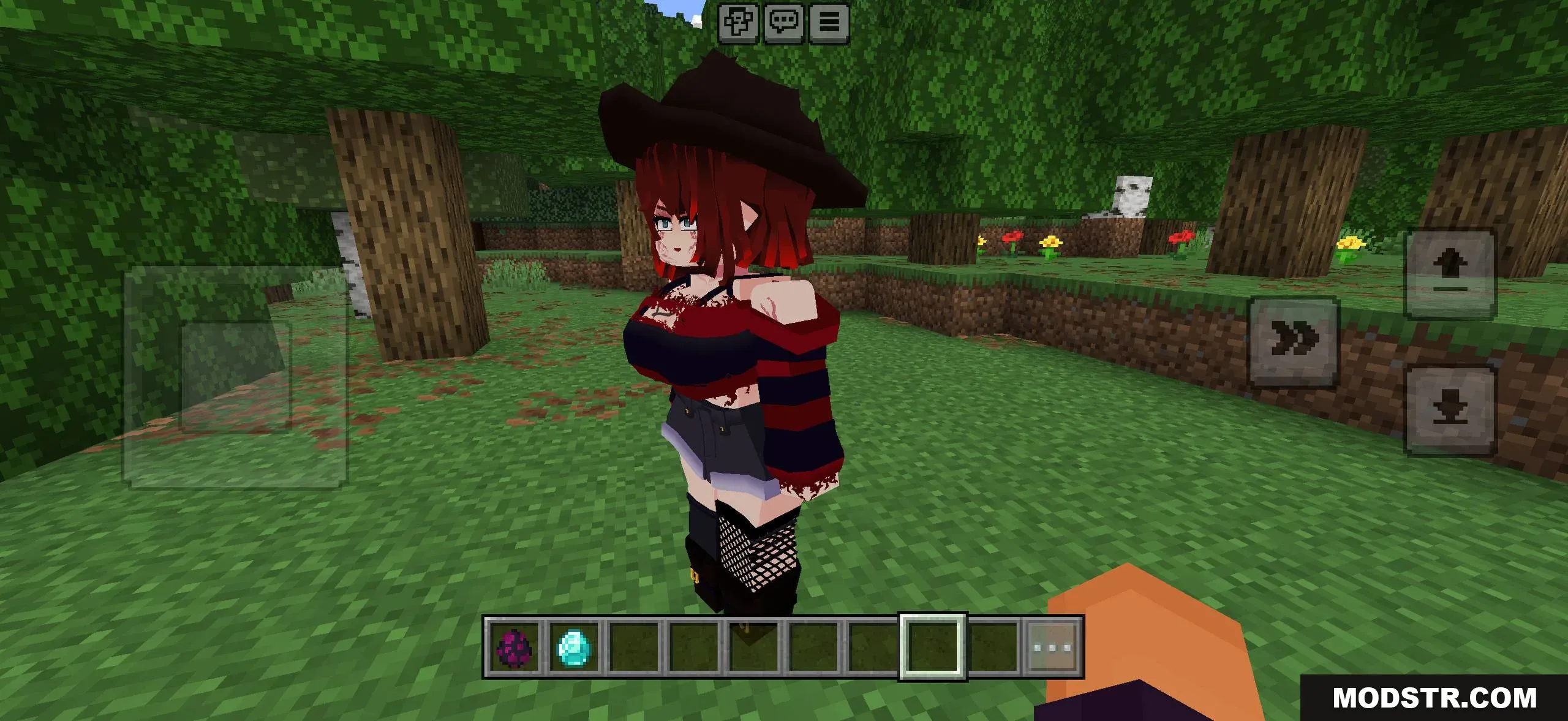 Halloween Witch Jenny Addon for Minecraft Bedrock