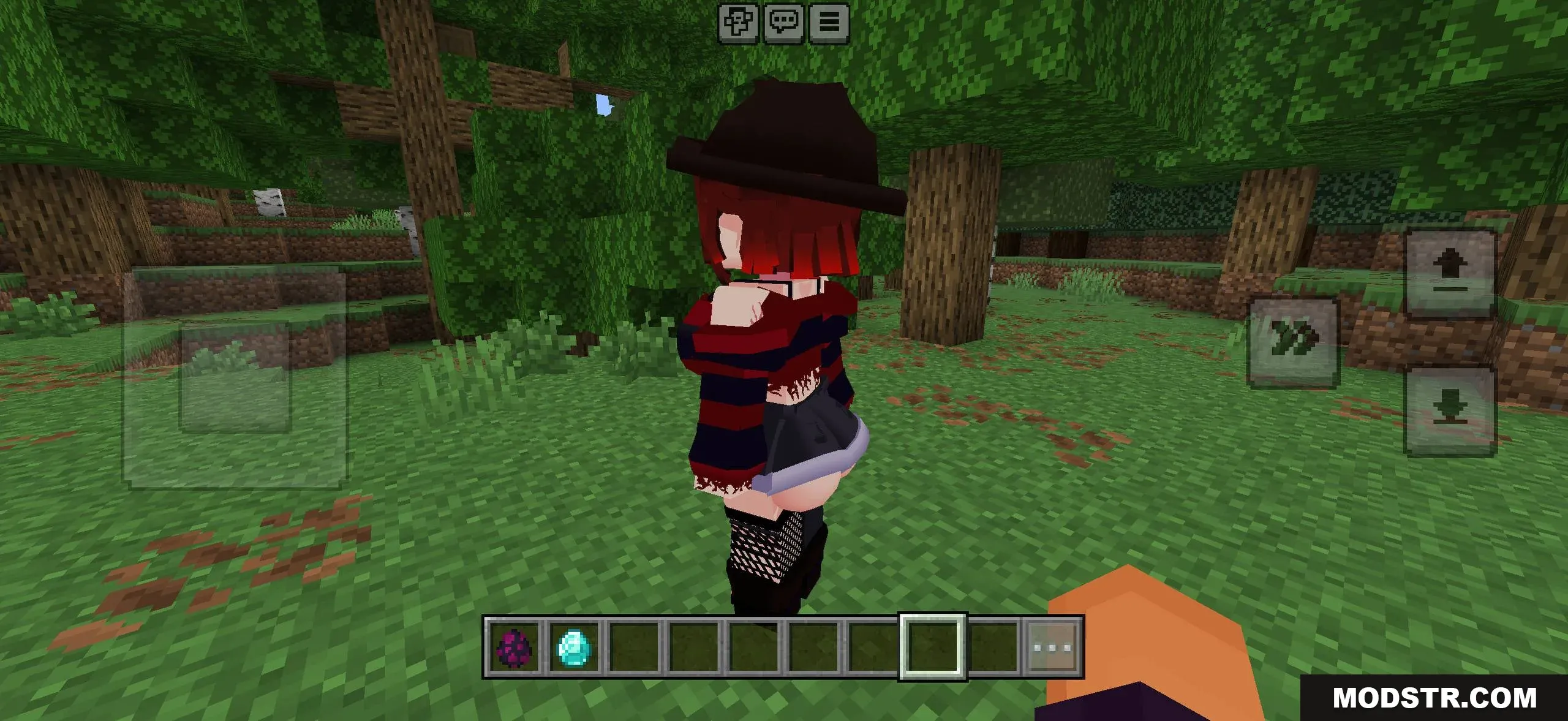 Halloween Witch Jenny Addon for Minecraft Bedrock