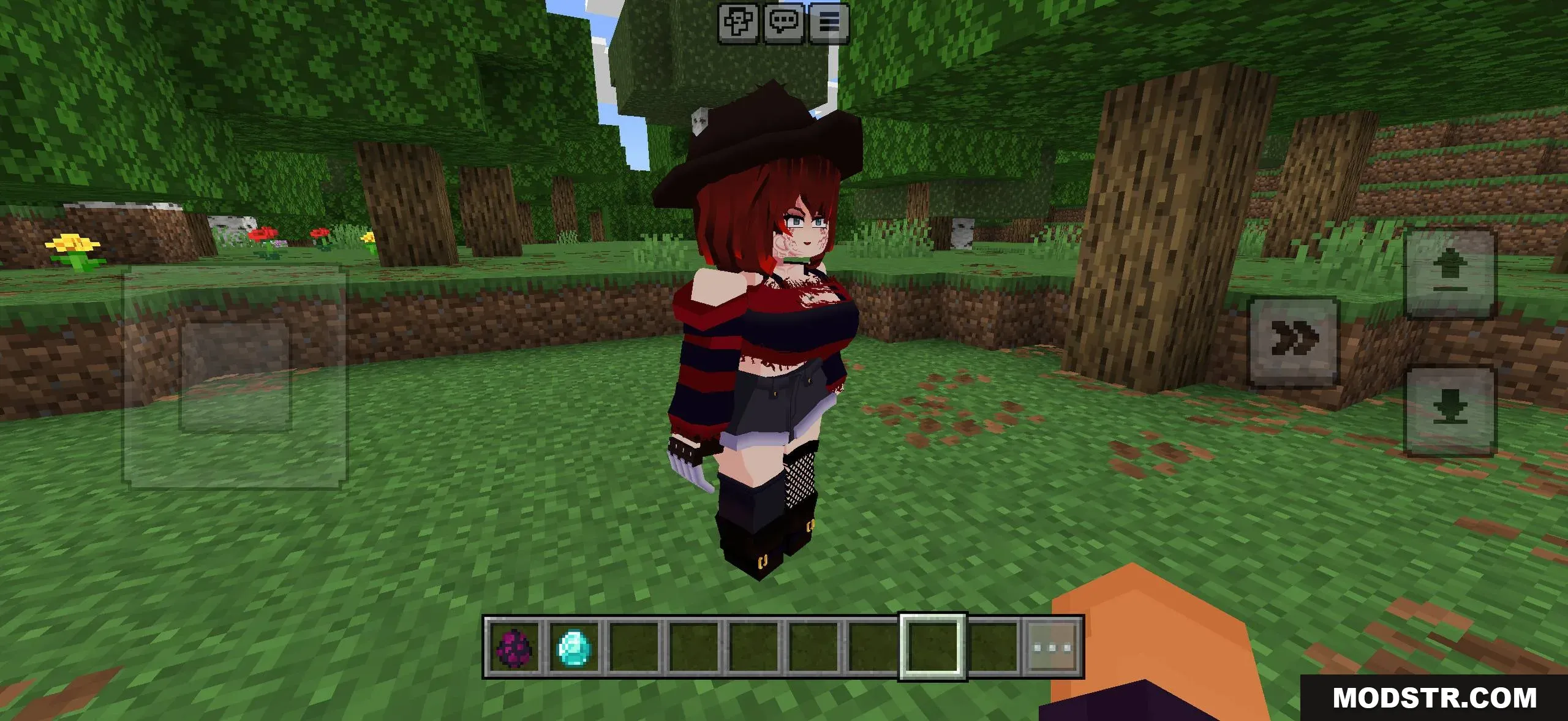Halloween Witch Jenny Addon for Minecraft Bedrock