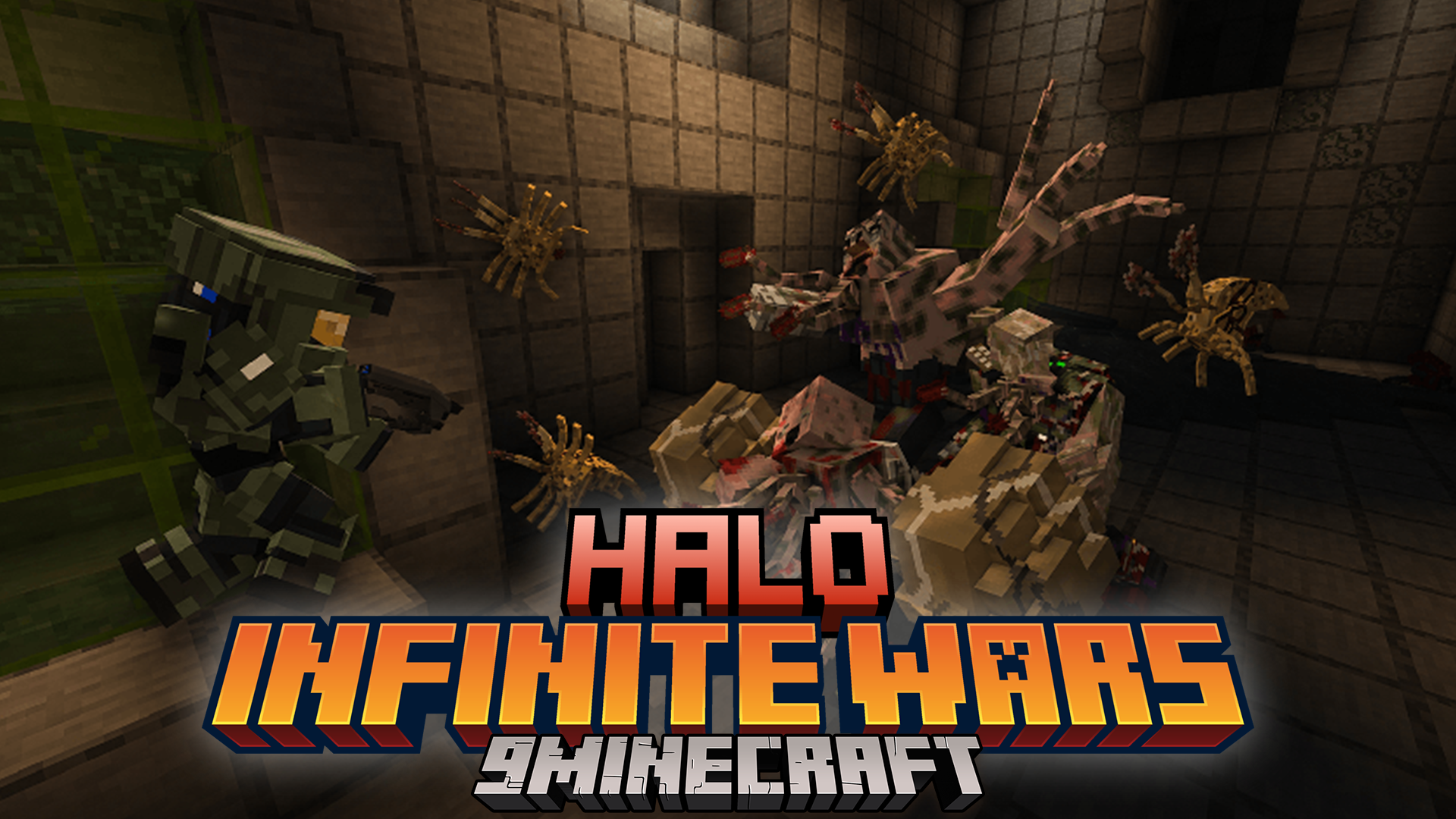 Halo Infinite Wars Addon (26.x) – Battle Covenant Aliens With Spartan Armor