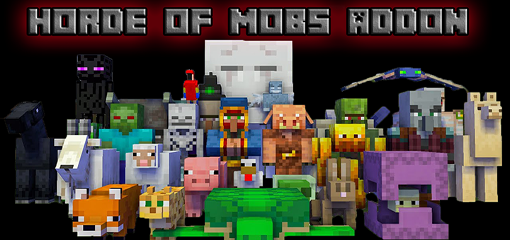 Horde of Mobs Addon (1.21) – MCPE/Bedrock