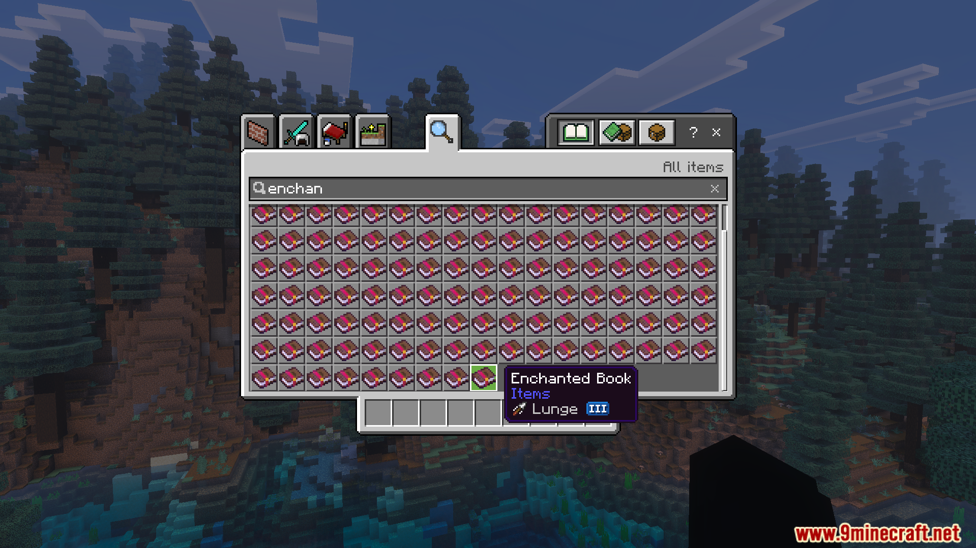 Icons Bedrock Edition Texture Pack Screenshot 9 Icons Bedrock Edition Texture Pack adds custom symbols next to enchantment names