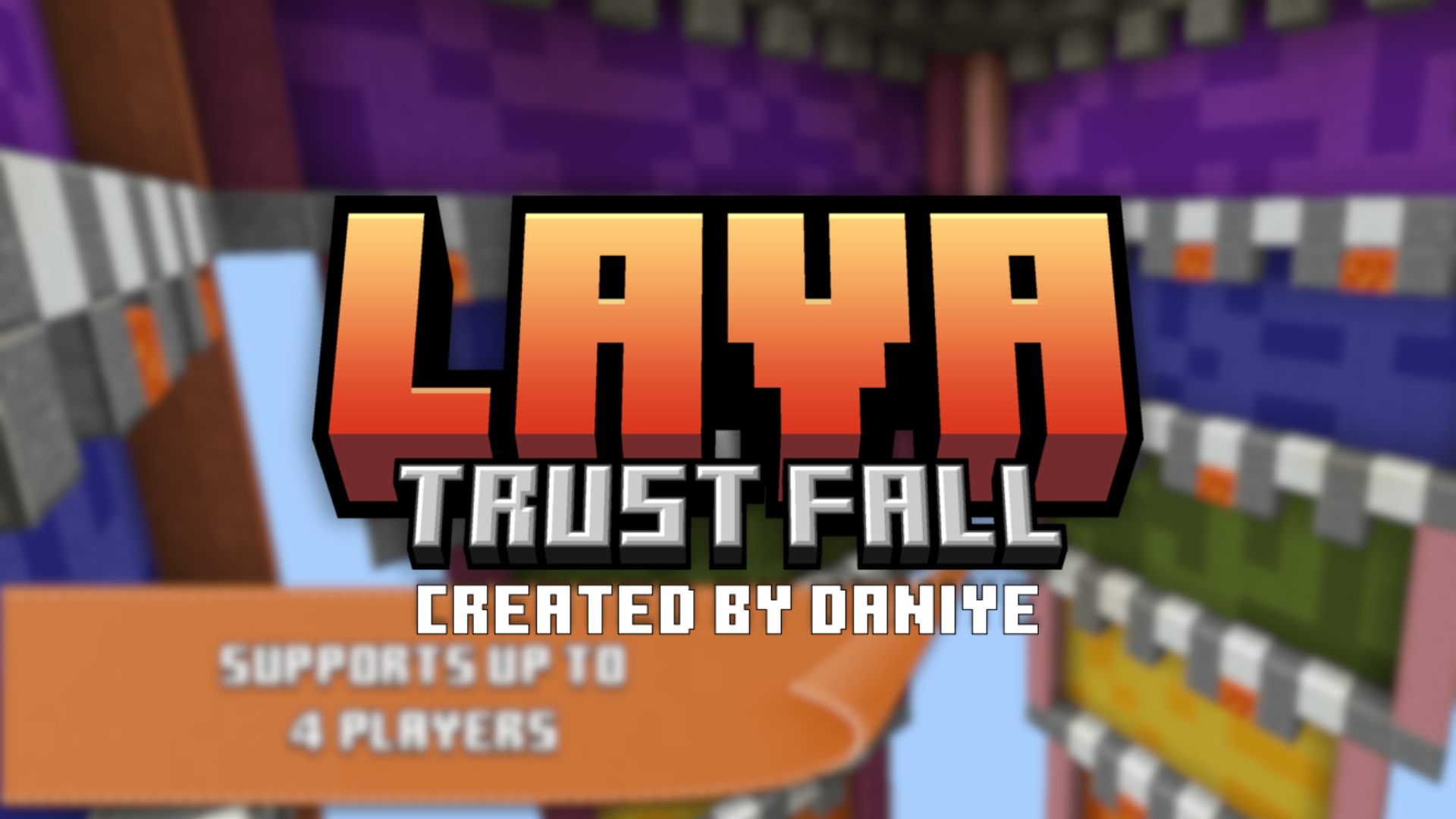 Lava Trust Fall Map (1.21) – MCPE/Bedrock